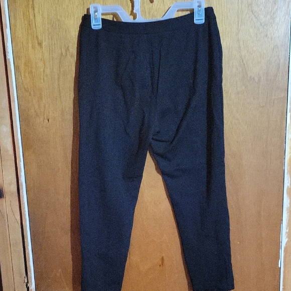 IMAN Black Pants with Gold Zipper Accents - Picture 4 of 4